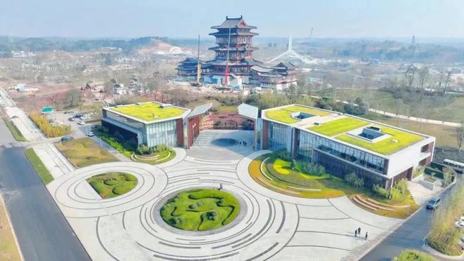 最新！2024成都世园会主会场核心建筑主体结构已封顶(图1)