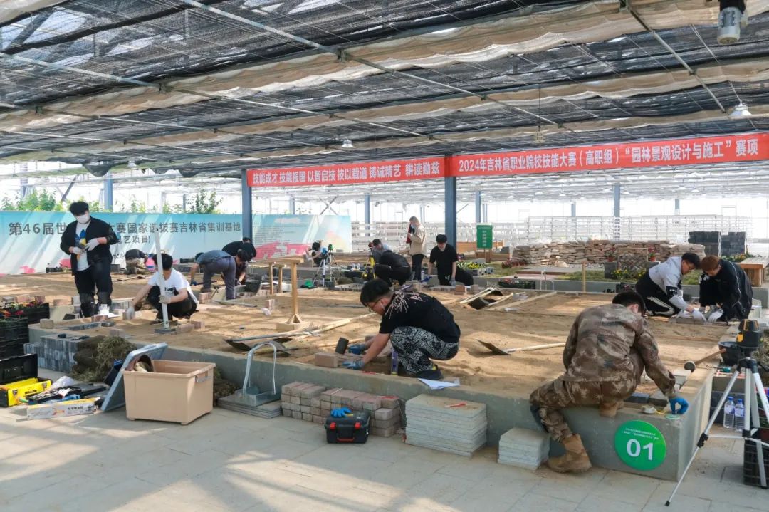 我校现代农学院承办2024年吉林省职业院校技能大赛（高职组）“动物疫病检疫检验”“园林景观设计与施工”赛项并荣获佳绩(图4)