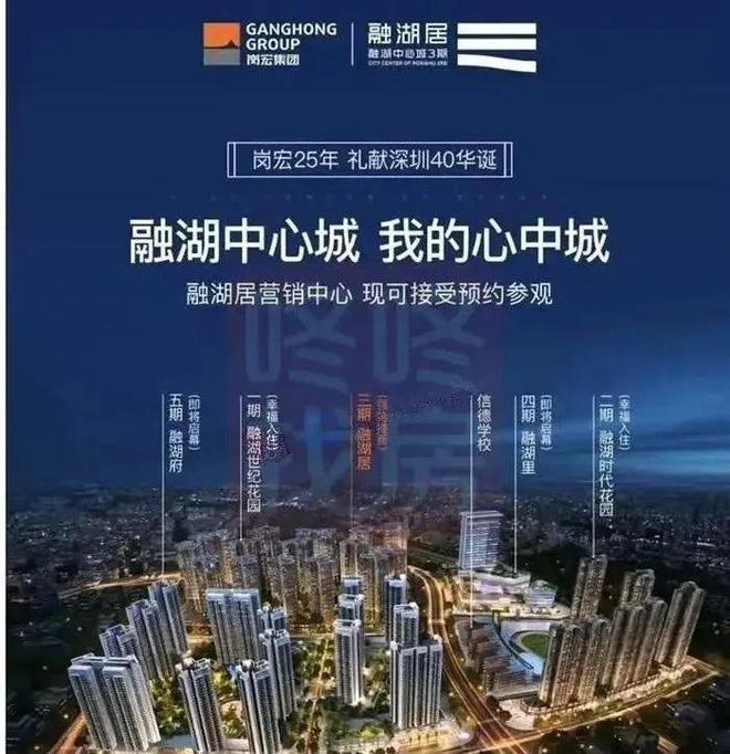 2024认证〖岗宏融湖盛景〗售楼处电话楼盘详情价格户型配套(图3)