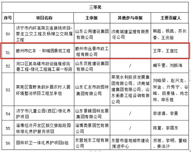 九游体育网站：滕州：亿丰·和瑞园景观工程——荣获山东省“园林优质工程”三等奖！(图1)
