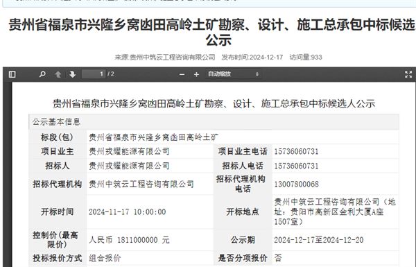 九游体育网站：160亿元！中国铁建在该省中标了8个矿产资源开发项目(图6)