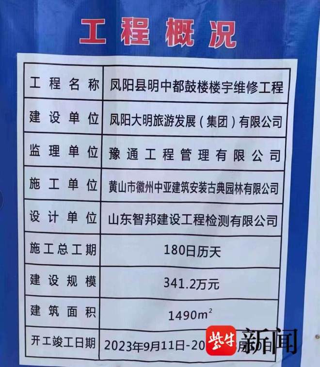 凤阳明中都鼓楼去年3月完成修缮耗资341万(图2)