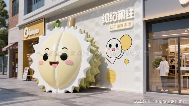 店面卡通网红卡通雕塑定制：塑造店面的流量密码(图3)