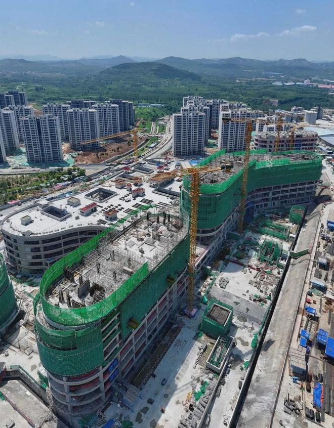 济南市第一人民医院新院区预计2026年6月竣工(图1)